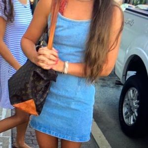 brandy melville denim dress